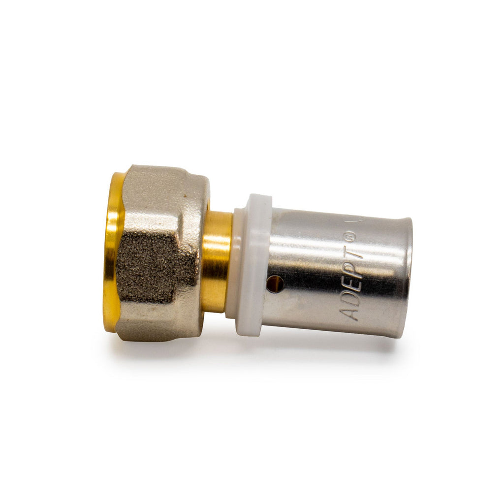 25mm x 3/4" Press Female Swivel Adapter