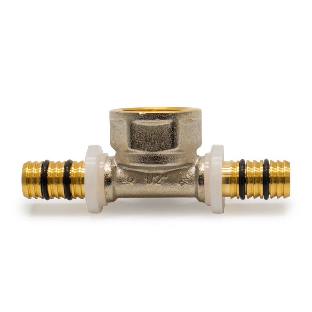 16mm x 1/2" x 16mm Press Female Tee