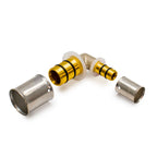 20mm x 16mm Press Elbow Reducer