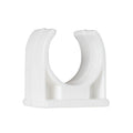 TekTools White Plastic Open Pipe Clips