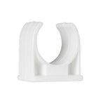 TekTools White Plastic Open Pipe Clips