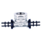 20x20x1/2" MLCP Brass Press Tee with 1/2" Female Adaptor