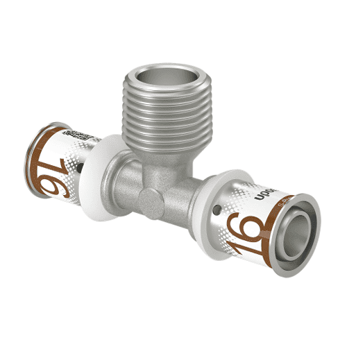 Uponor Tee with Male Thread