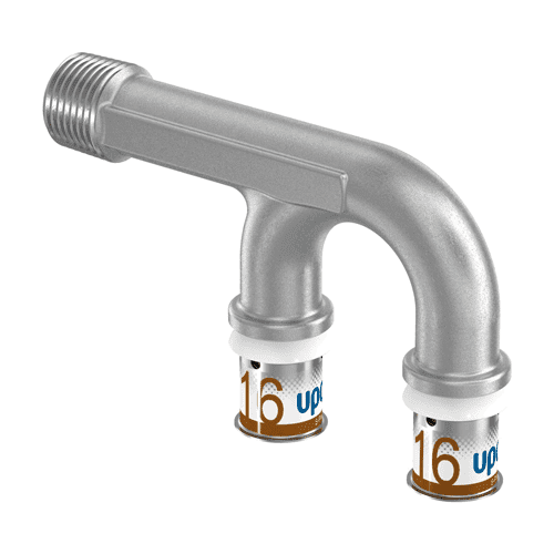 Uponor Smart Aqua U-tap elbow mixer