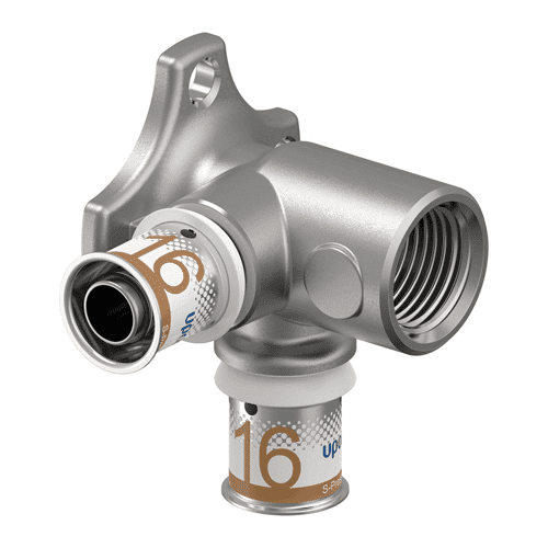 Uponor Smart Aqua tap elbow twin 90° long