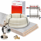 Adept AD-CHIPBOARD Foiled Grooved Water Underfloor Heating Kits