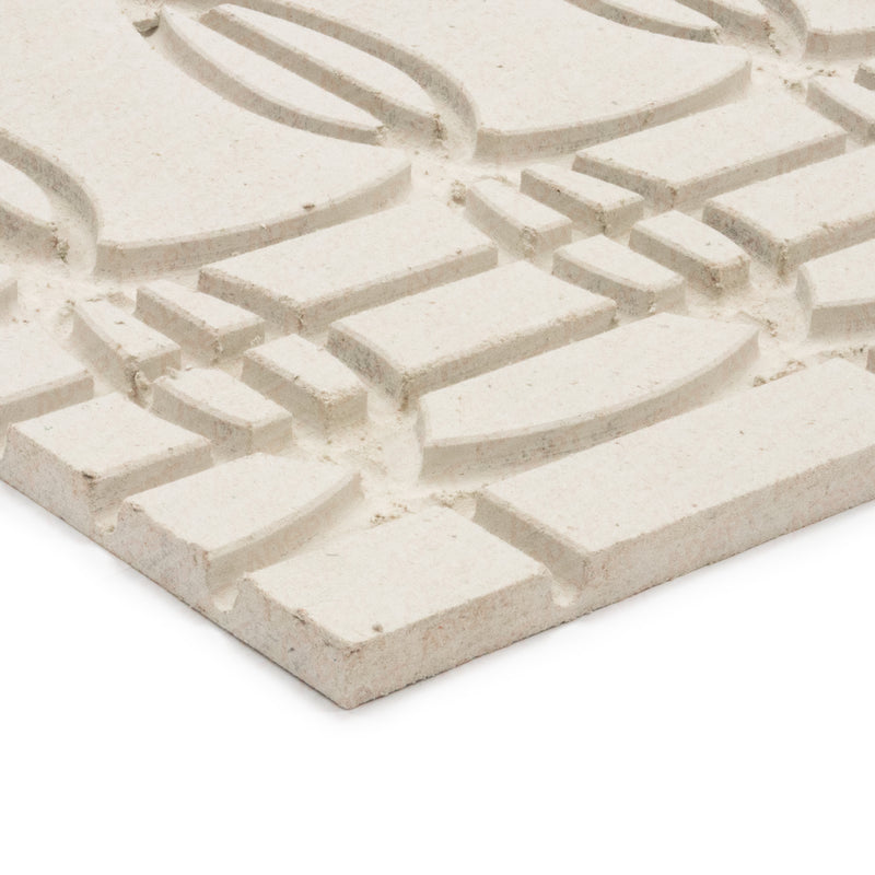AD-SLIM grooved gypsum board showing the heating pipe route