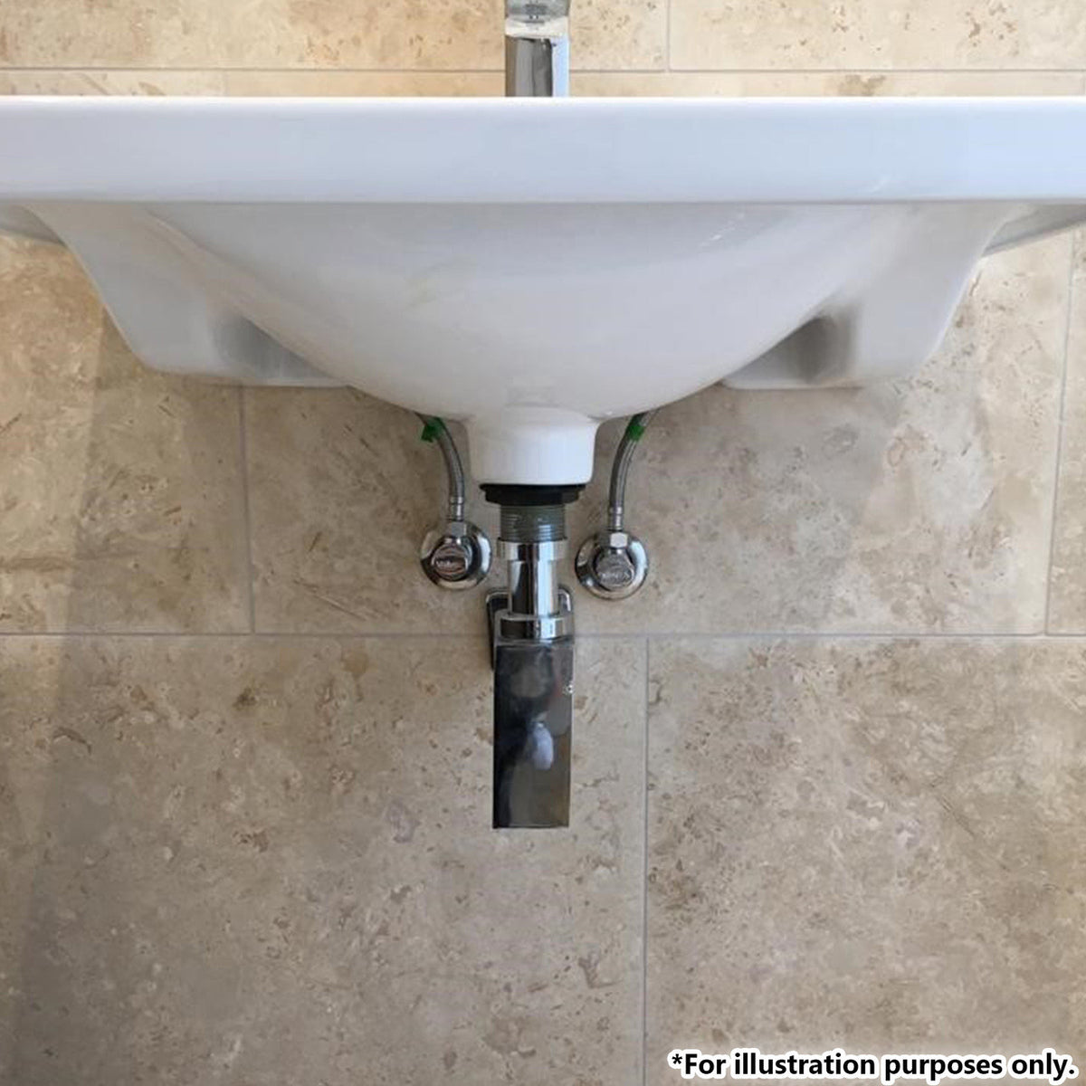 Valvex EKO Wall Mounted Angle Valve Fitted Example