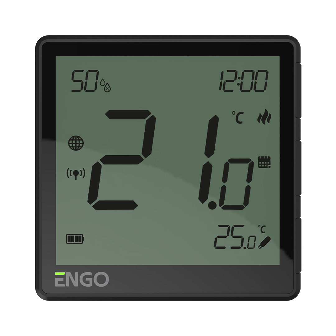 ENGO Smart Thermostat - Black - E1B