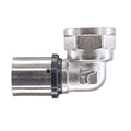 25mm x 3/4" MLCP Brass Press Elbow Fitting with 3/4" Female Adaptor