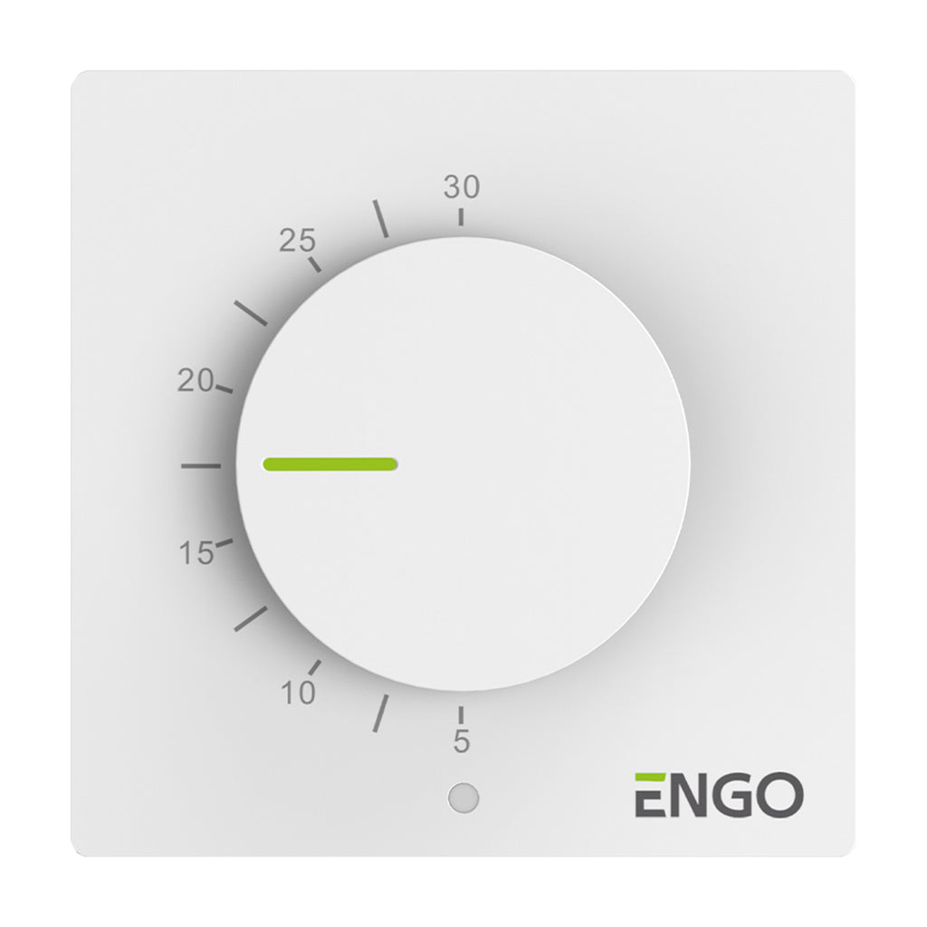 ENGO ESIMPLE Dial Thermostat - White