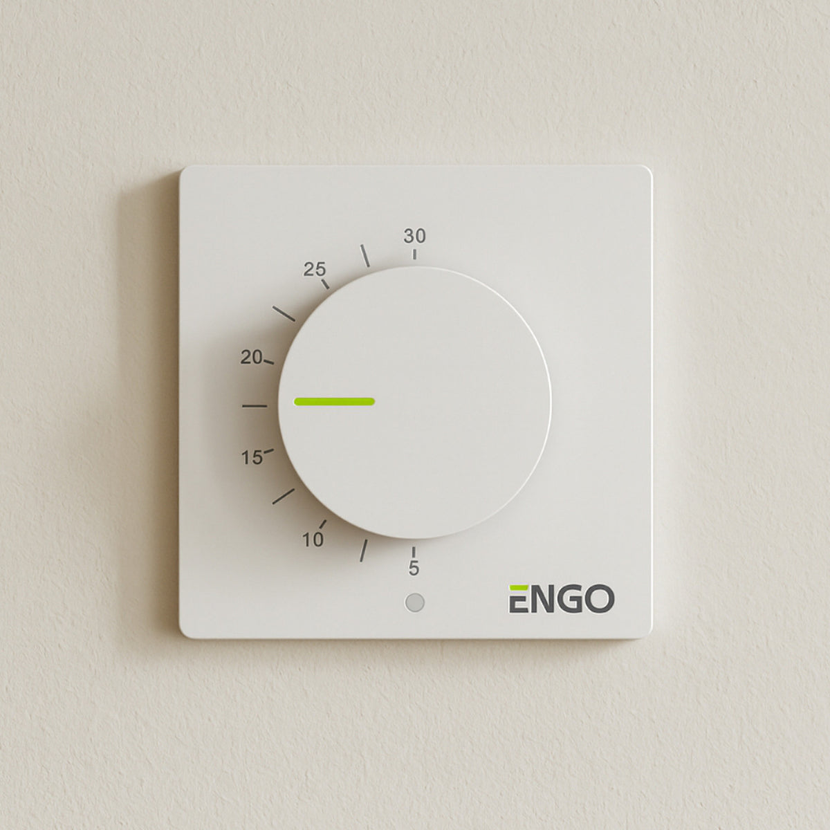 ENGO ESIMPLE Dial Thermostat - White