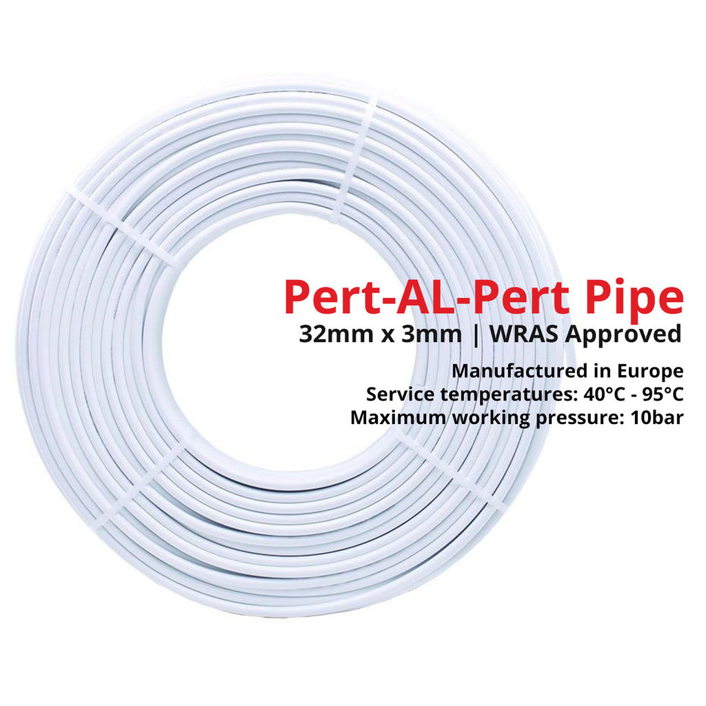 Underfloor Heating PERT-Al-PERT Pipe 32mm x 3mm