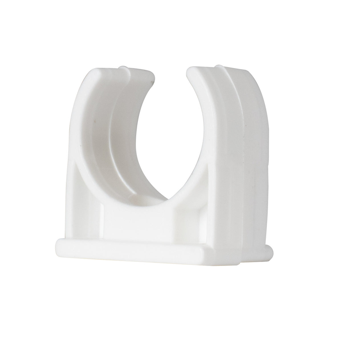 TekTools White Plastic Open Pipe Clips
