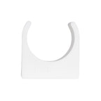 TekTools White Plastic Open Pipe Clips