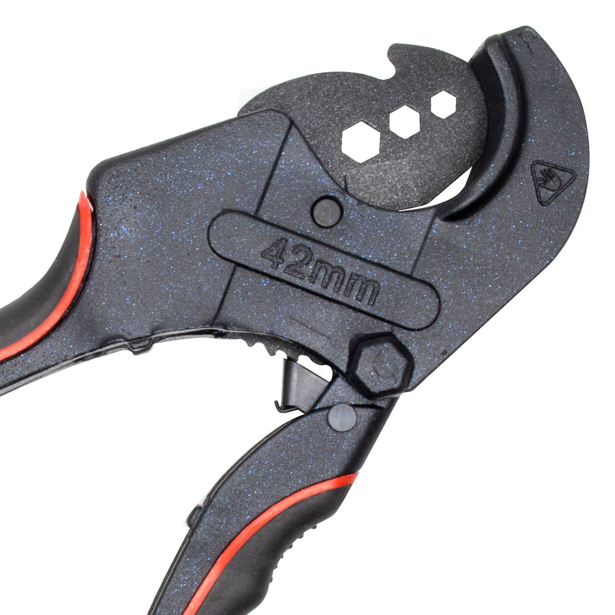 TekTools Pipe Cutting 16–42mm Ratchet Cutter – Includes Replacement Blade