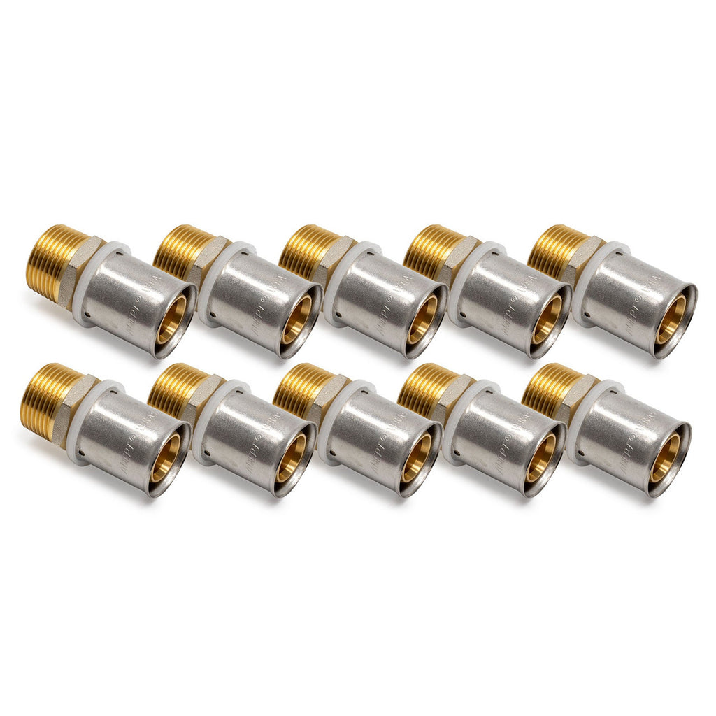 25mm x 3/4" Press Male Adapter