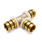 16mm Press Equal Tee