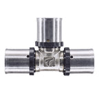 16mm MLCP Brass Press Equal Tee Fitting