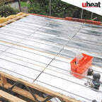 Underfloor Heating Aluminium Spreader plate 1000mm x 390mm