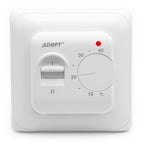 Adept T2500W Manual Control Thermostat for Electric and Water Underfloor Heating