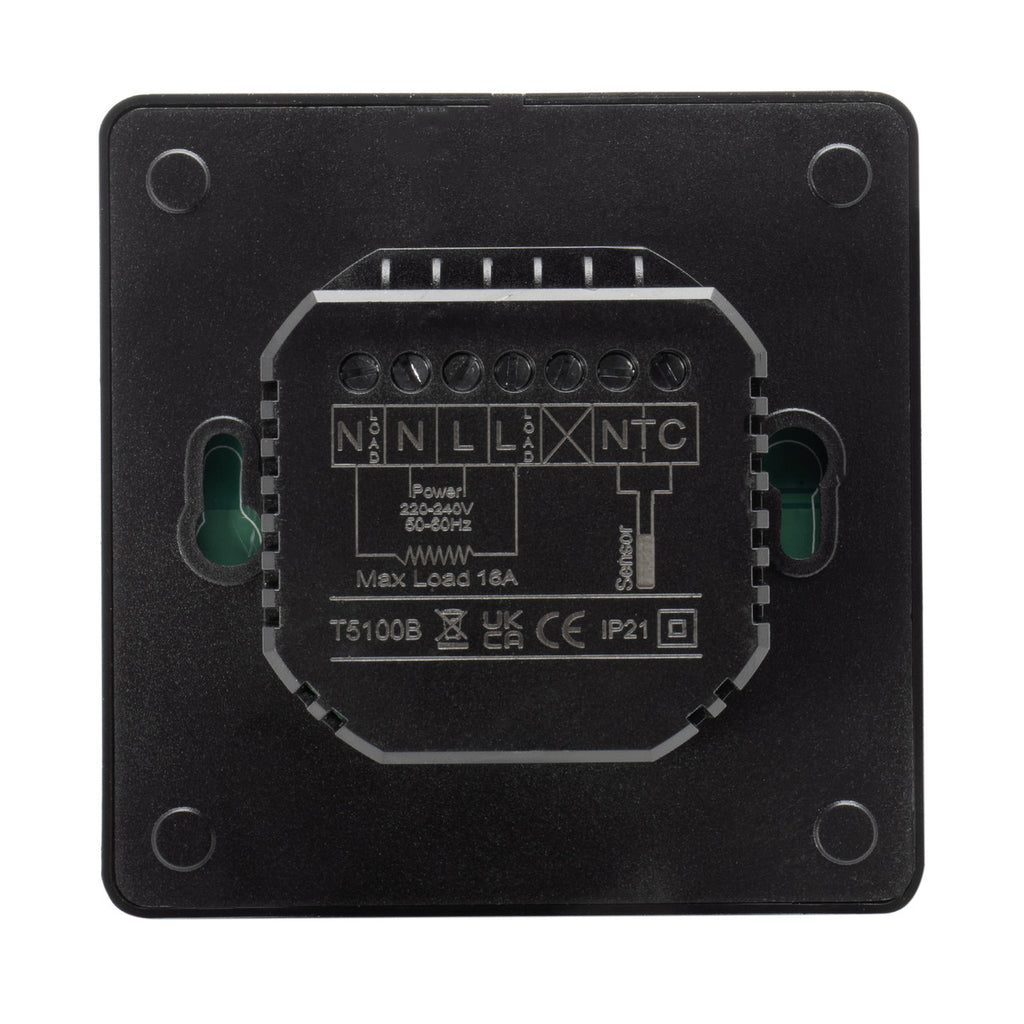Adept T5100 Programmable Thermostat - Black