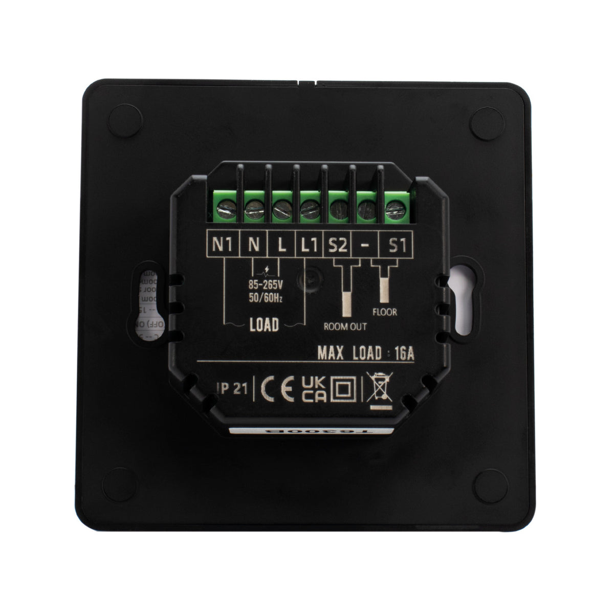 T6300B Smart WiFi Thermostat - Black