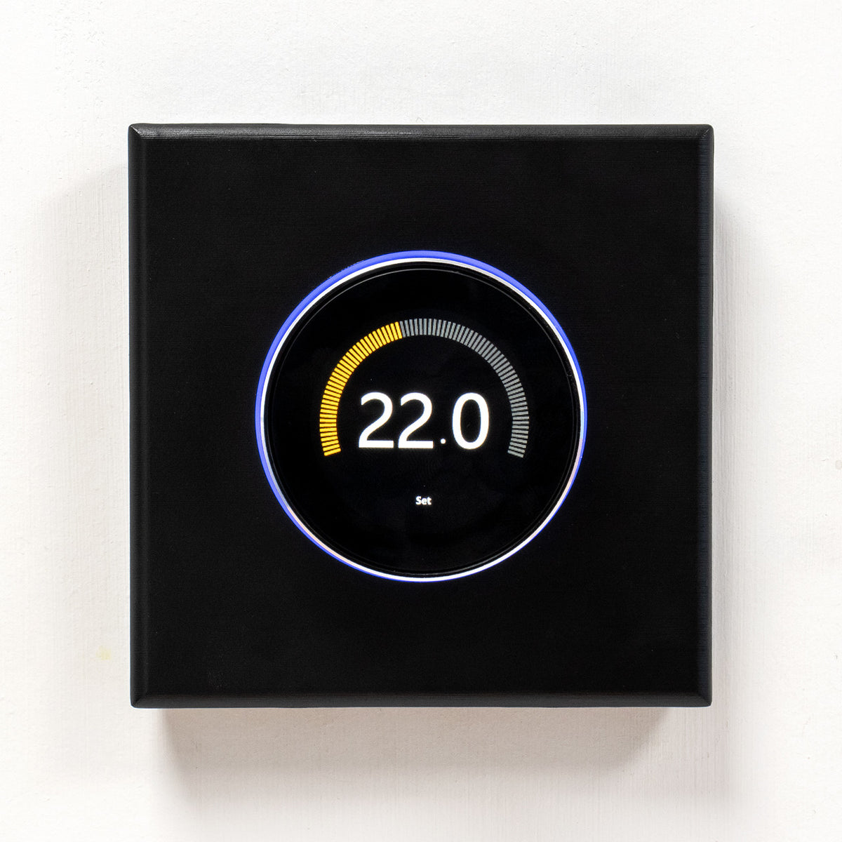 Adept Smart Dial WiFi Thermostat - Black - Face on Temperature Control