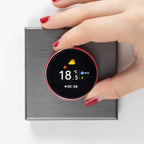 Adept Smart Dial WiFi Thermostat - Silver - Home Screen Options Hand Dial