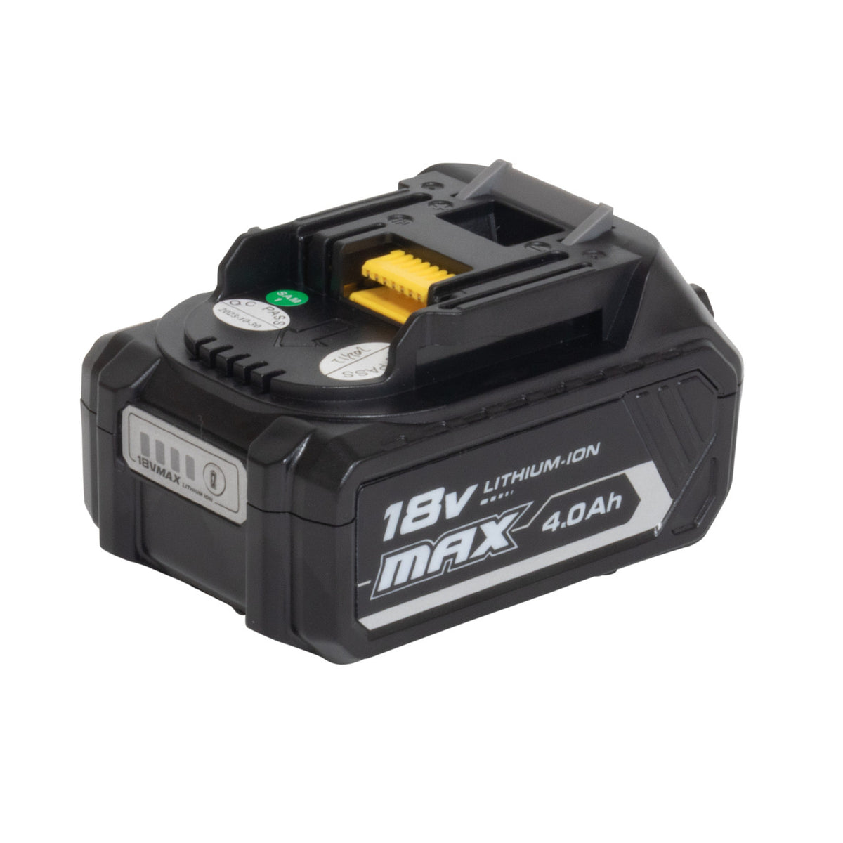 TekTools TZ1550 Cordless Press Tool -(With Charger & 2 Batteries) Close Up Of Battery