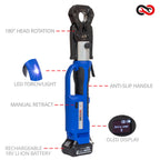 TekTools TZ1550 Cordless Press Tool -(With Charger & 2 Batteries) Key Features
