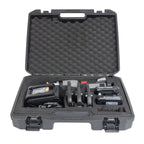 TekTools TZ1930 Cordless Press Tool - (With Charger & 2 Batteries) -Open Case View Of Kit