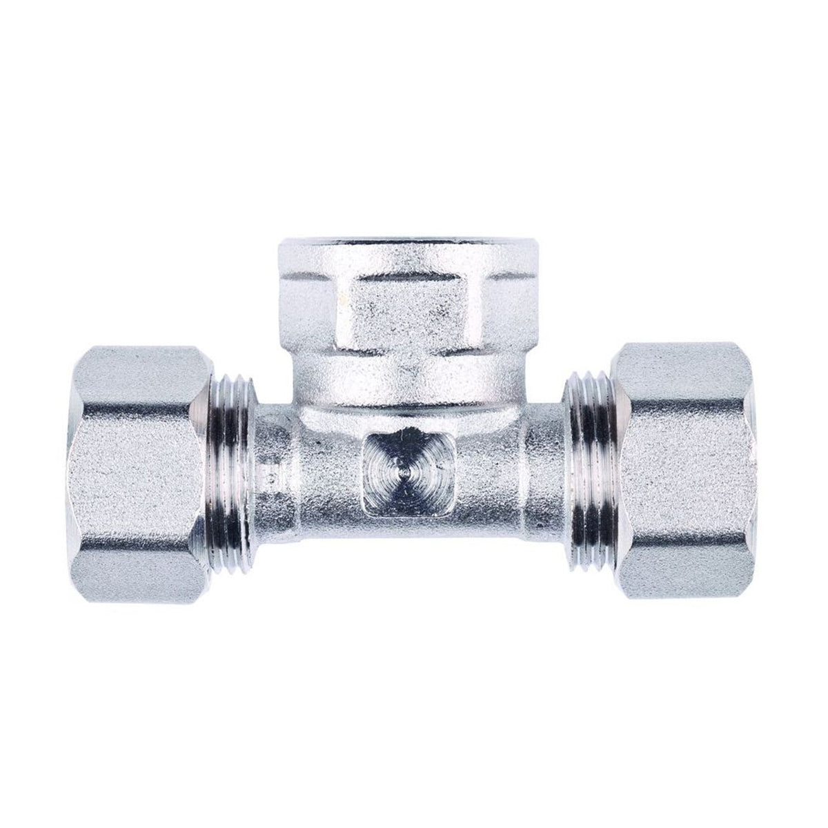 25mm x 3/4"F x 25mm MLCP Compression Tee with 3/4" Female Thread