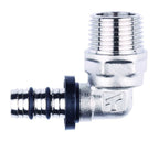 25mm x 3/4" MLCP Elbow Brass Press Fitting with 3/4" Male Adaptor