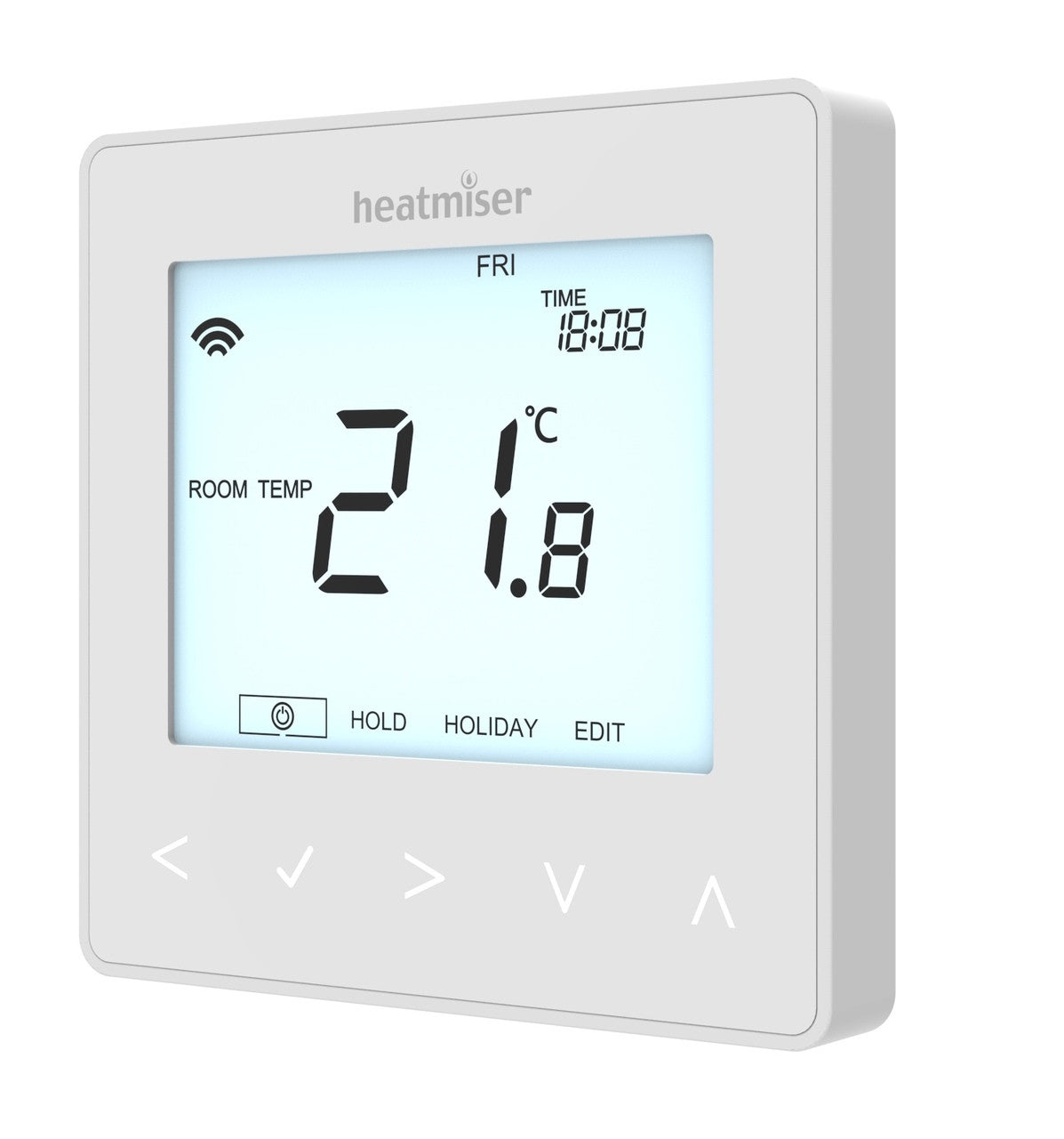 White Programmable Digital Thermostat - 230V