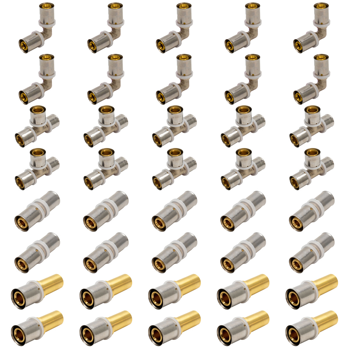 Adept 20mm MLCP Press Fittings Kit - 40 Pack