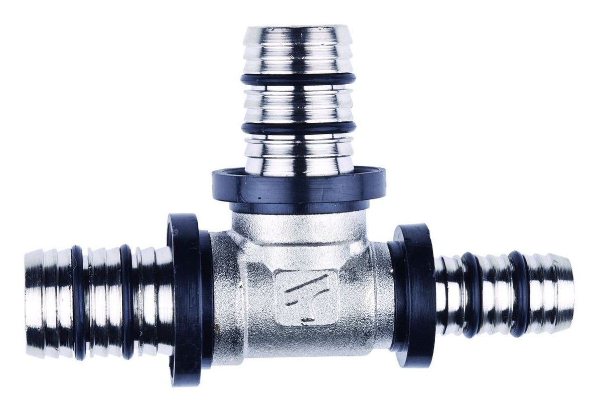 20 x 16 x 20mm MLCP Brass Press Tee Reducer