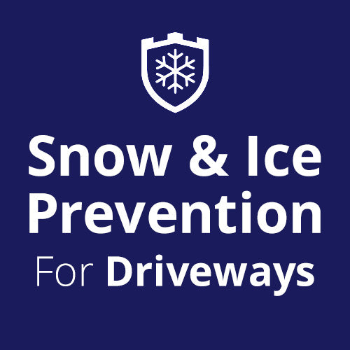 Snow and ice protection for a residential driveway