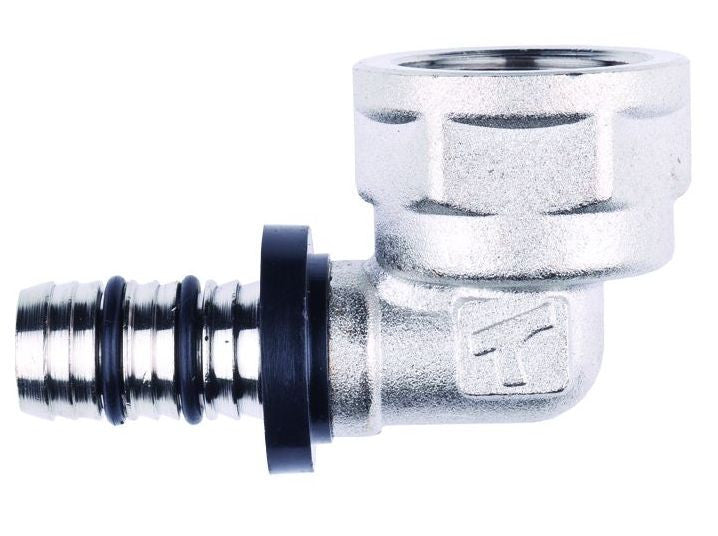 16mm x 1/2" MLCP Brass Press Elbow Fitting with 1/2" Female Adaptor