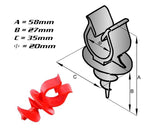 Underfloor Heating Screw Pipe Clip for 15mm + 16mm Pipe -50