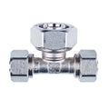 25mm x 25mm x 20mm MLCP Compression Tee with Reducer